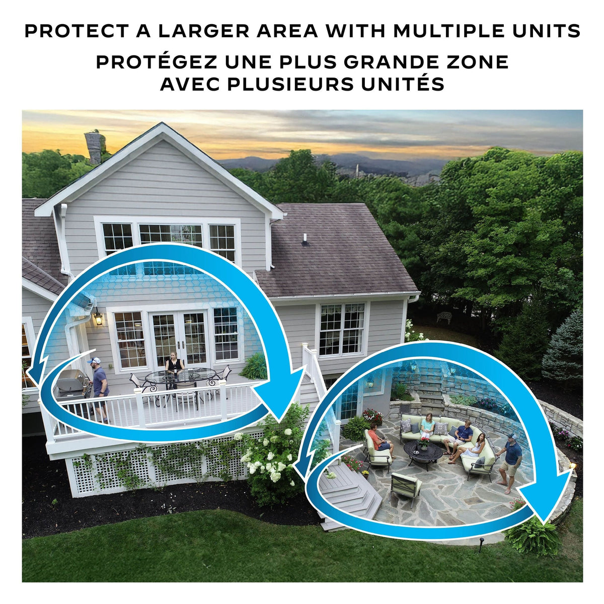 E-ZoneGuard Patio Rechargeable Mosquito Repeller with 12-Hr Refill and 5.5-Hr Battery, Charcoal L6U7 - product image 8