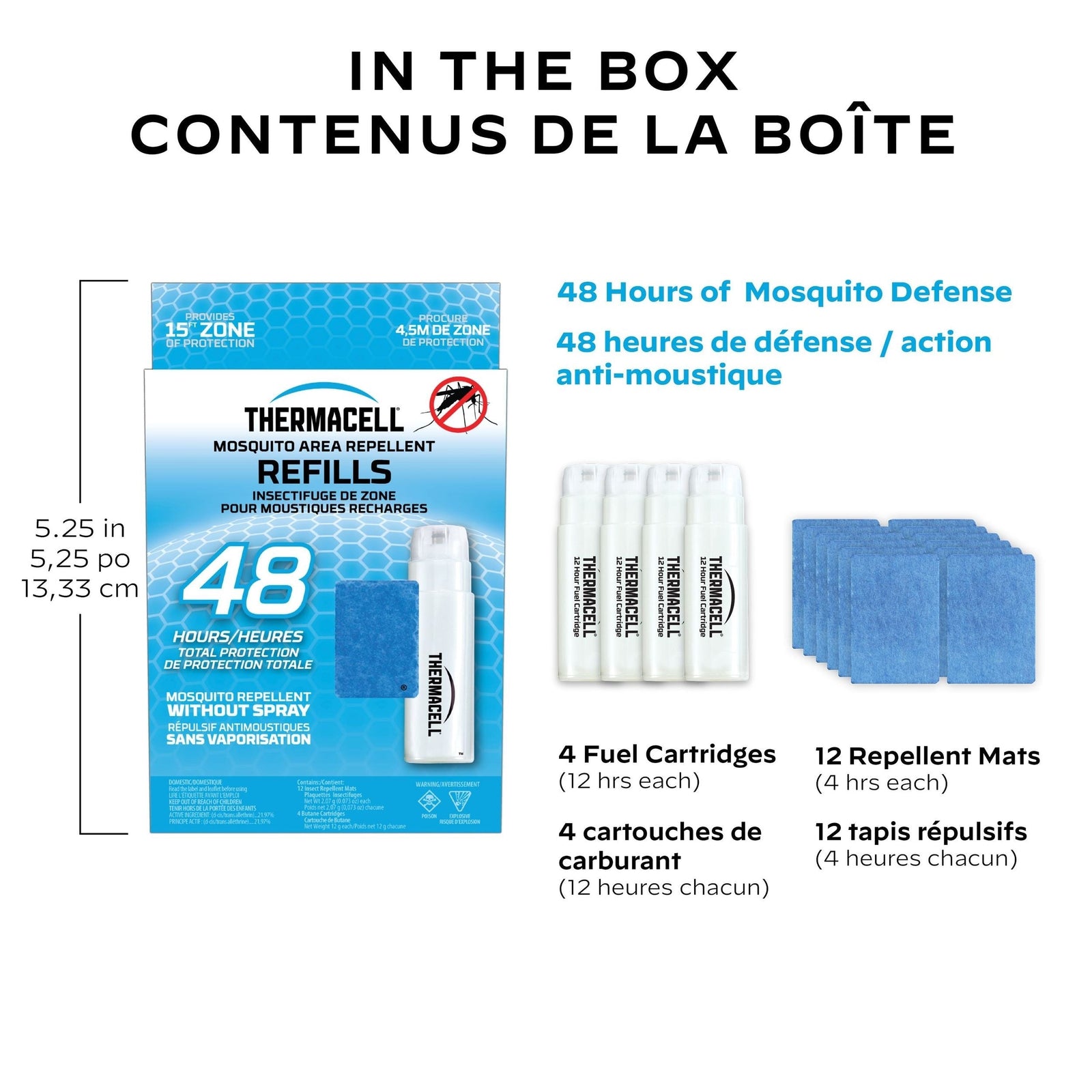 Fuel-ZoneGuard Fuel Powered Mosquito Repellent 48-Hr Refill Pack N2E5 - product image 3