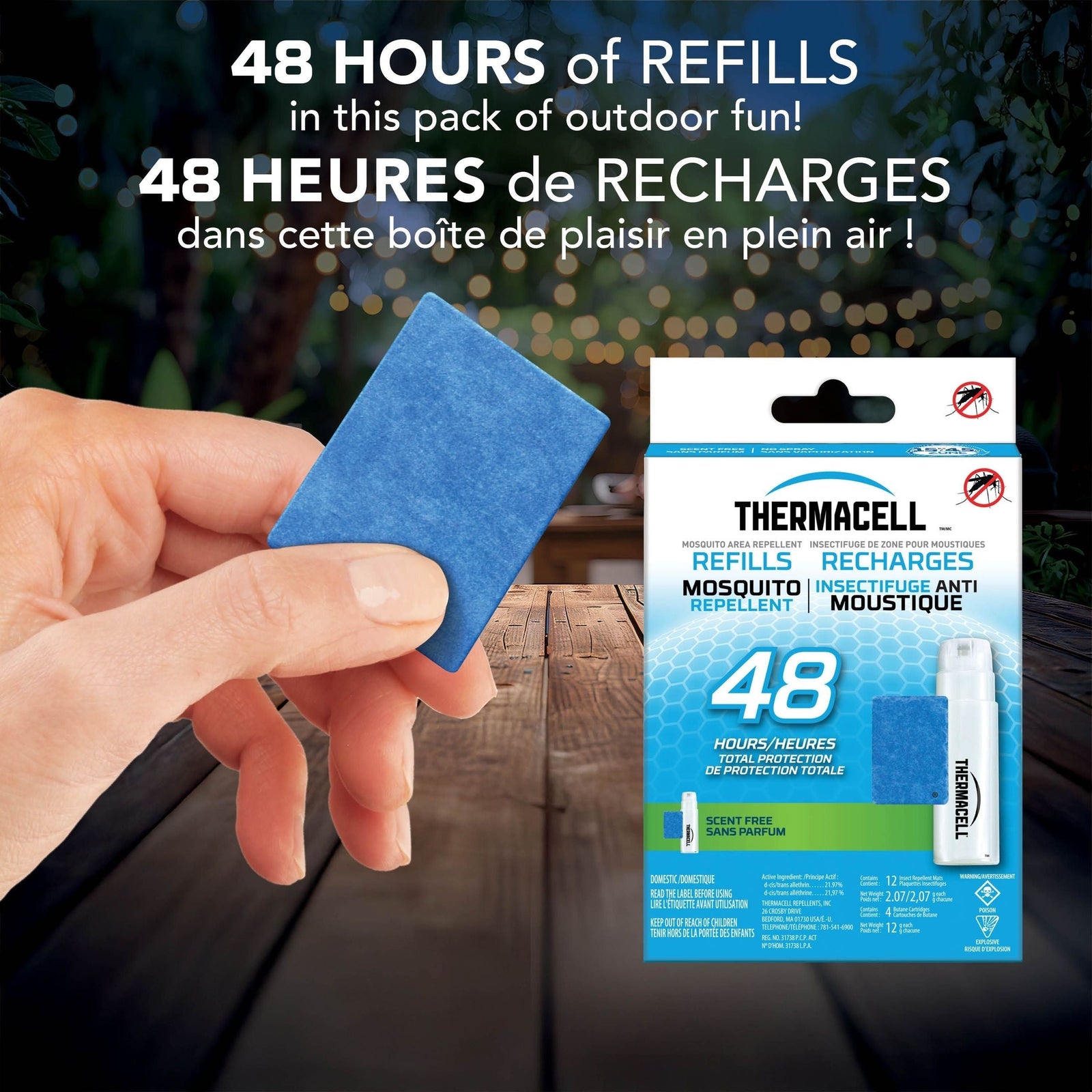 Fuel-ZoneGuard Fuel Powered Mosquito Repellent 48-Hr Refill Pack N2E5 - product image 6