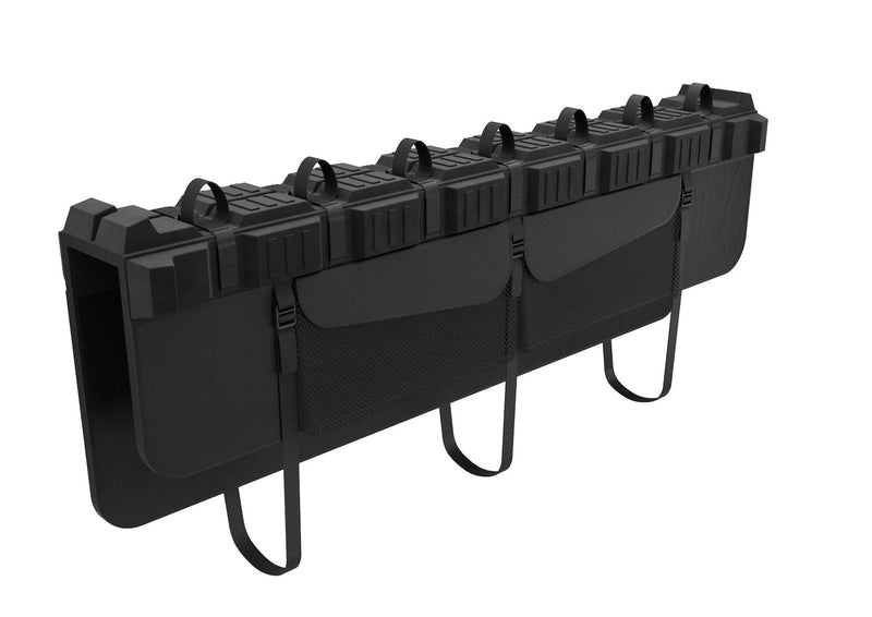 GateMate PRO Heavy-Duty 8-Bike Black Bike Rack with Storage Pockets J5A2