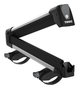 SnowPack Stainless Steel Roof Top Mount Ski/Snowboard Rack, Large, Black, 2-pc X7L4 - product image 4
