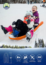 Kids' 2-Person Lightweight Plastic Winter Snow Sled Toboggan Y5Y9 - product image 3