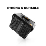 StackTech Middle Portable Modular Plastic/Metal Tool Box with Inner Tray, IP65-Rated, Black E9U5 - product image 8