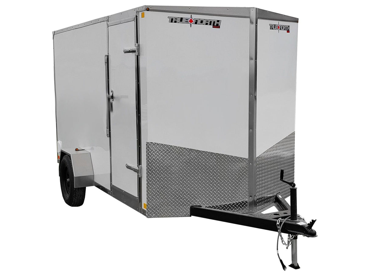 6 x 12-ft Enclosed Utility Trailer with Ramp Door K9I1 - product image 1