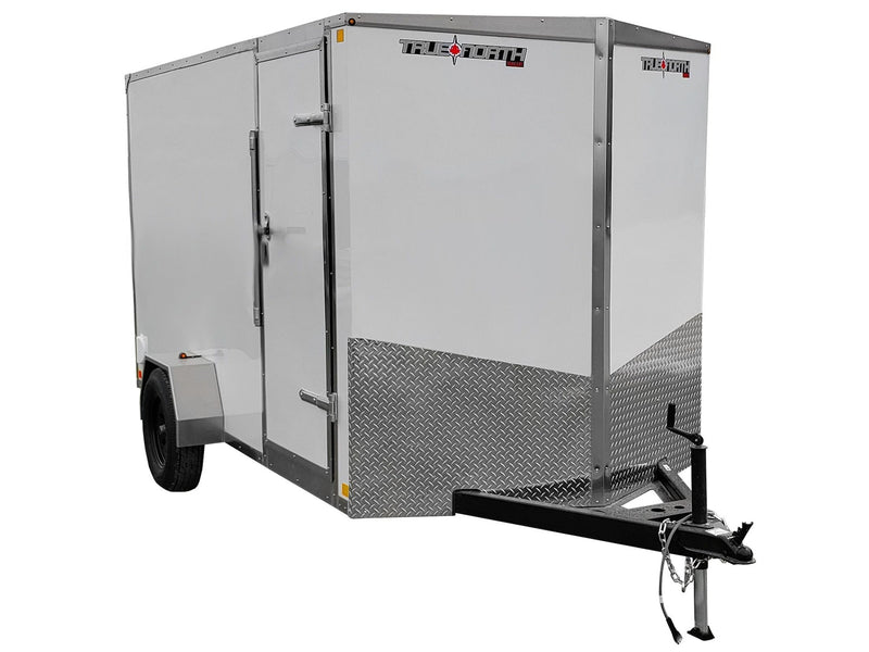 6 x 12-ft Enclosed Utility Trailer with Ramp Door K9I1