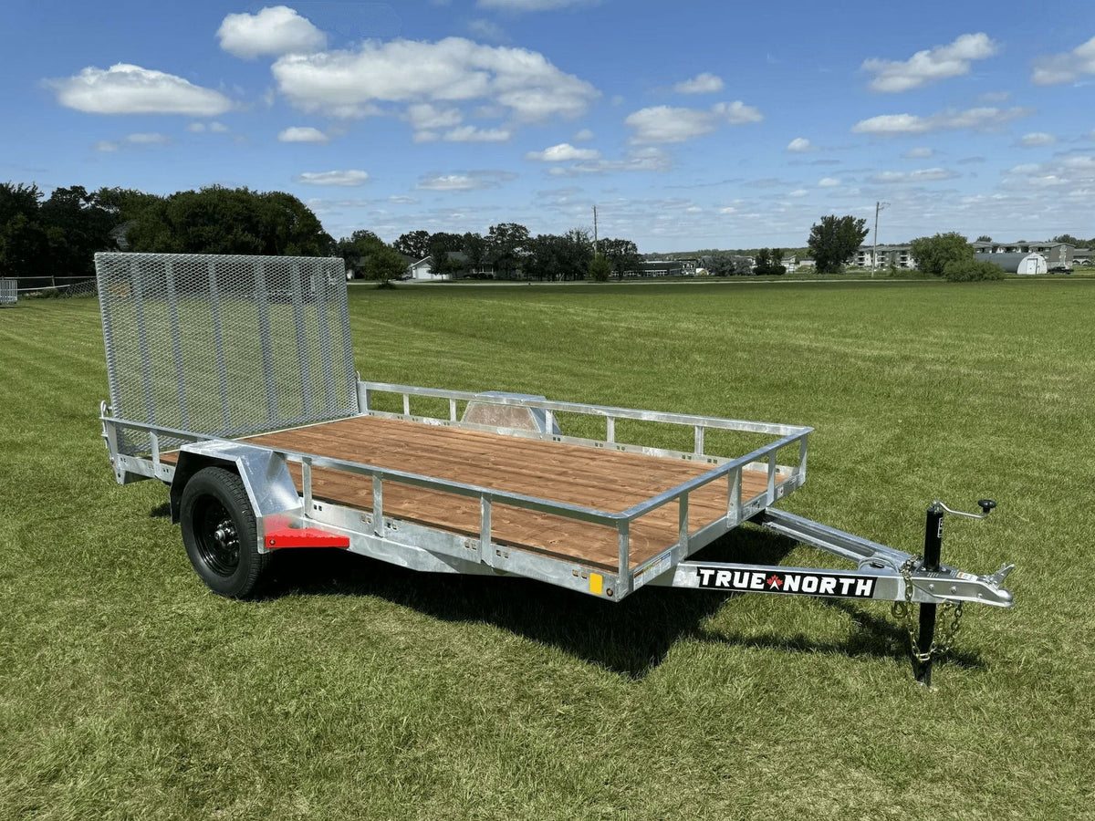 77-in x 12-ft Utility Trailer With Gate, Silver L4J6 - product image 2