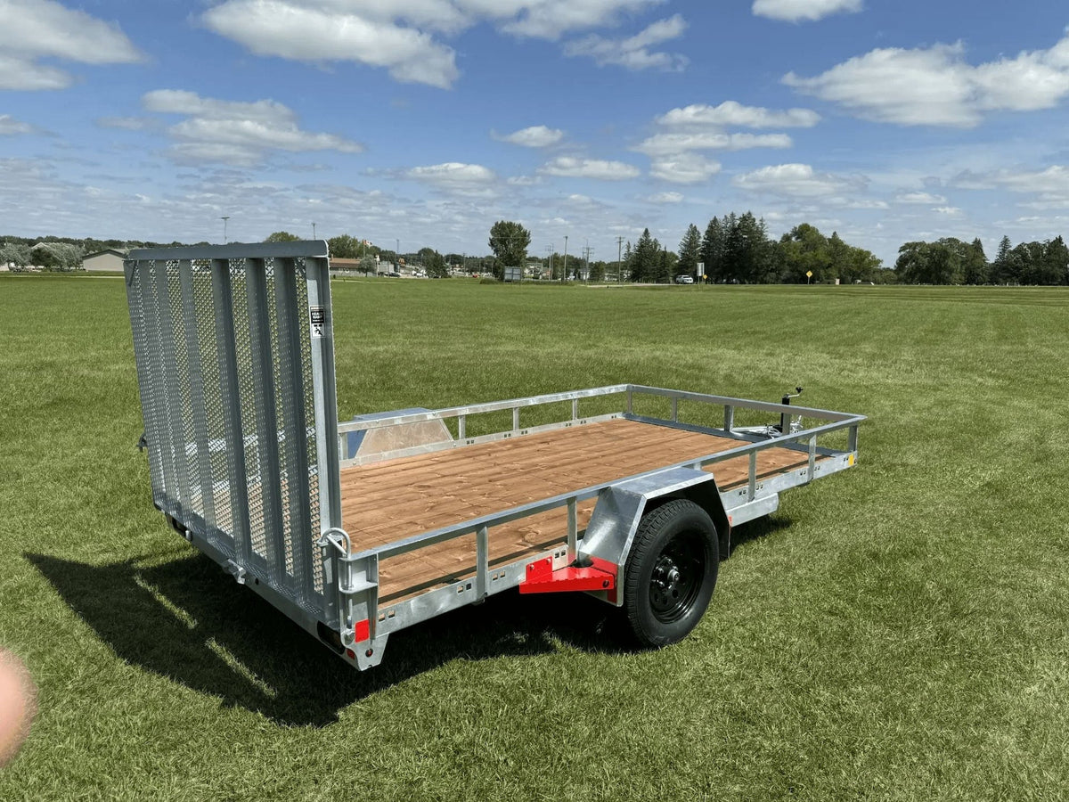 77-in x 12-ft Utility Trailer With Gate, Silver L4J6 - product image 3