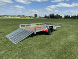 77-in x 12-ft Utility Trailer With Gate, Silver L4J6 - product image 4
