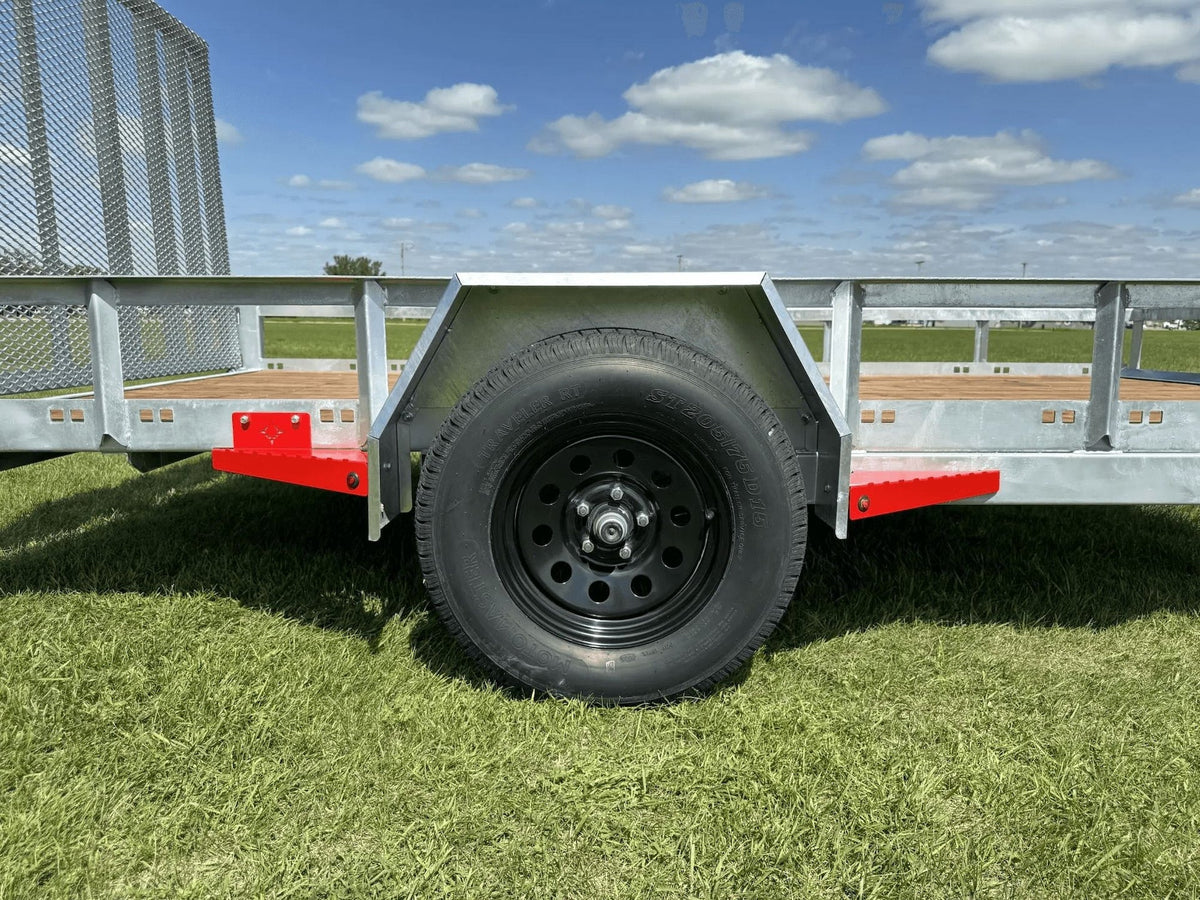 77-in x 12-ft Utility Trailer With Gate, Silver L4J6 - product image 5