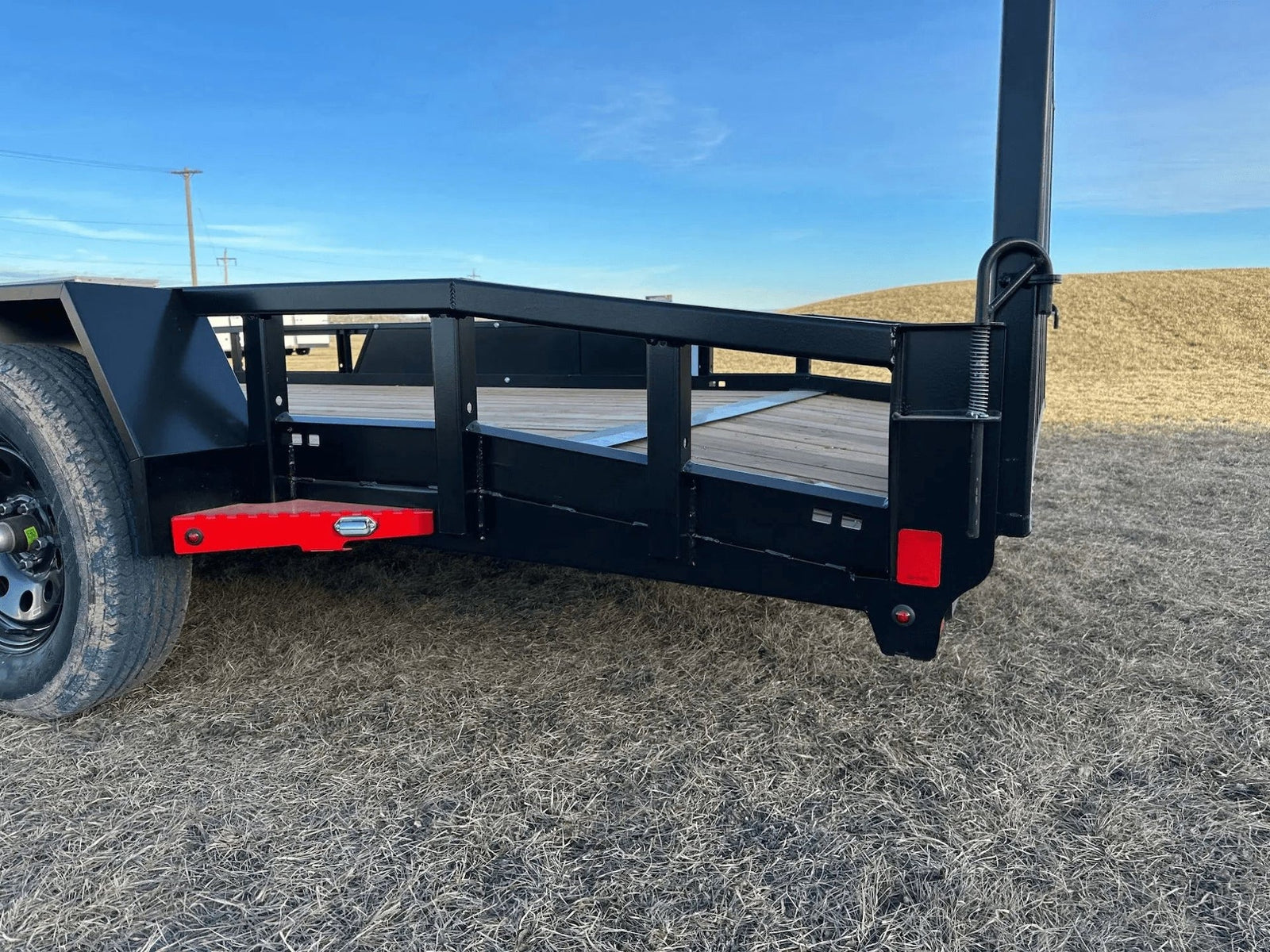 83-in x 16-ft Tandem Axle Utility Trailer, Black Q7J9 - product image 3