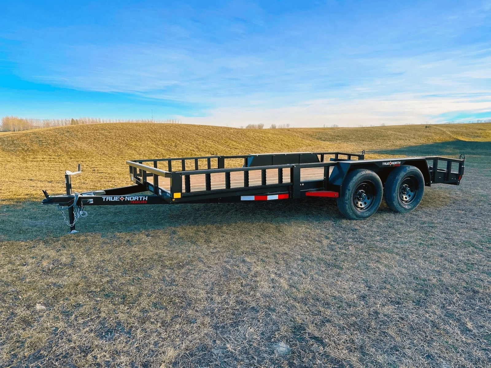 83-in x 16-ft Tandem Axle Utility Trailer, Black Q7J9 - product image 6