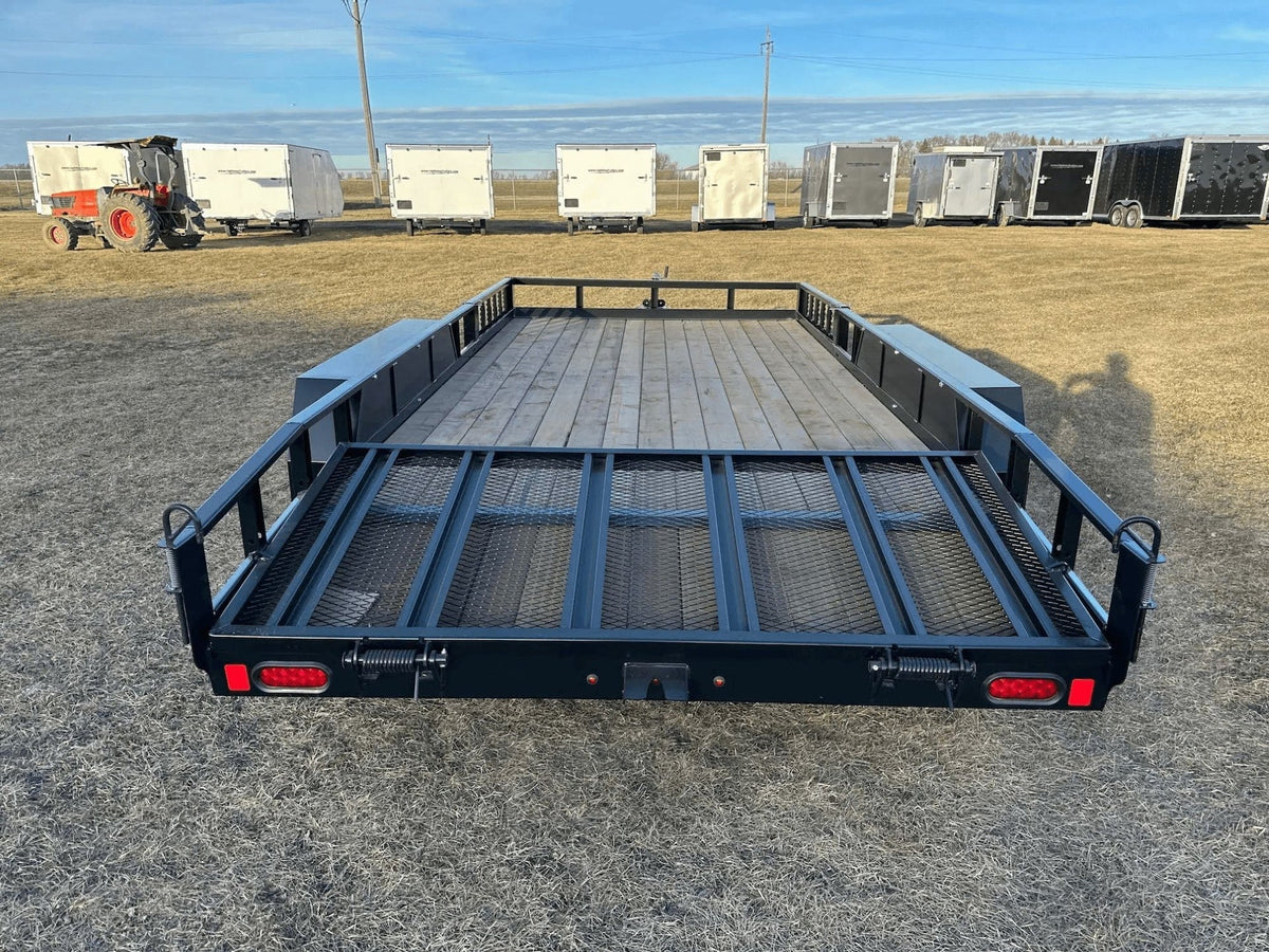 83-in x 16-ft Tandem Axle Utility Trailer, Black Q7J9 - product image 7