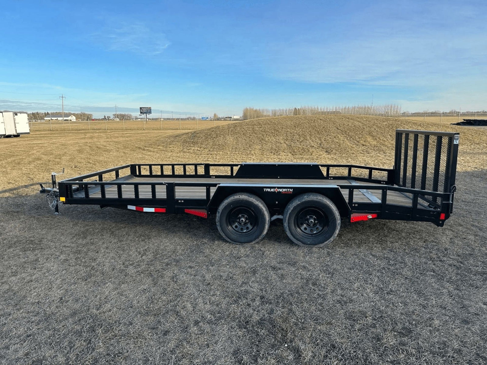 83-in x 16-ft Tandem Axle Utility Trailer, Black Q7J9 - product image 8