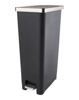 Type A Slim Black Resin Garbage Can, 30-L A3Y3 - product image 1