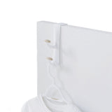 Plastic 2-Hook Over the Door Hook, White, 10-in F6I4 - product image 1