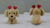 Valentine's Day Plush Dog with Heart Headband Gift for Valentine's/Anniversary Day, 6.5-in P3K9 - product image 1