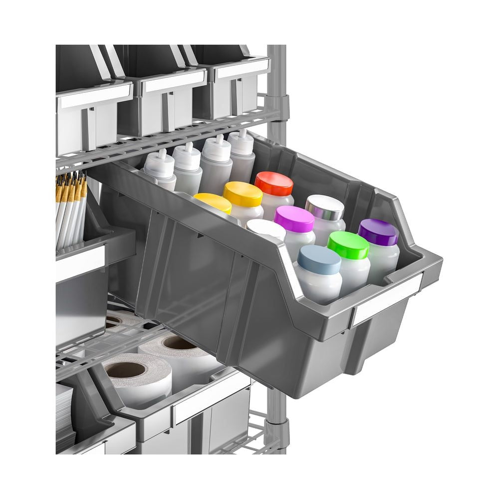 Classics 7-Tier NSF 16-Bin Rack Shelving, 36-in x 14-in x 56-in B0U5 - product image 4