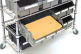 Classics 7-Tier NSF 16-Bin Rack Shelving, 36-in x 14-in x 56-in B0U5 - product image 5