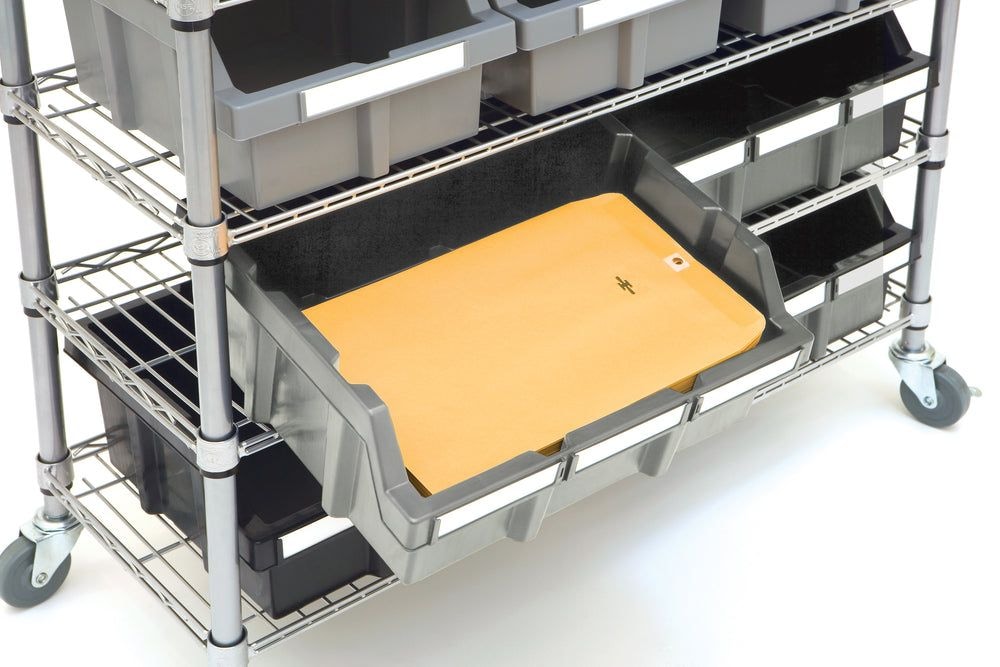 Classics 7-Tier NSF 16-Bin Rack Shelving, 36-in x 14-in x 56-in B0U5 - product image 5