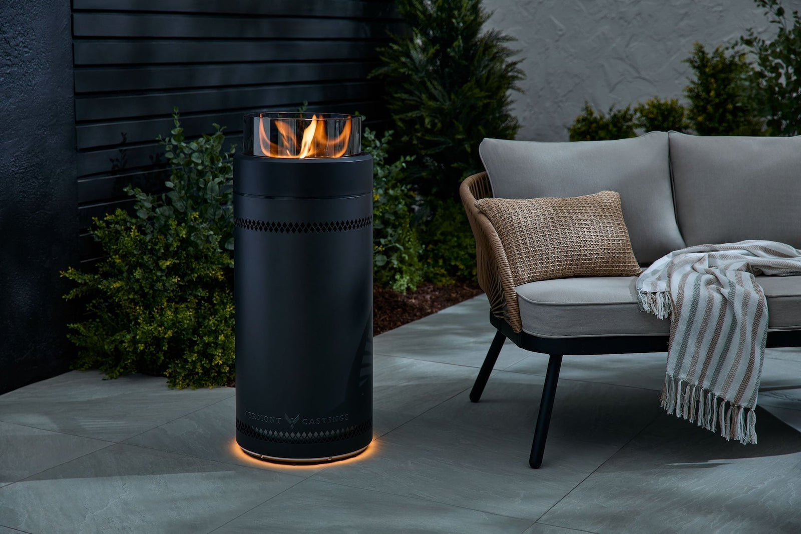 LP Gas Fire Column with LED Glow Ring D4U1 - product image 8