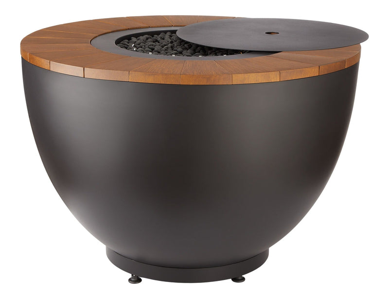 Round Outdoor Gas Fire Table, 65,000 BTUs, 36-in H1O5