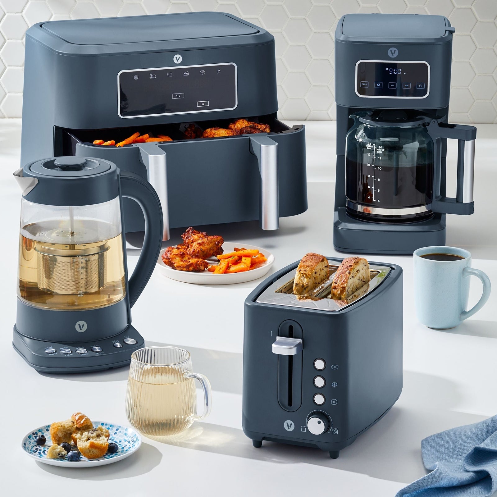 Colour Series Electric Variable Temperature Steeping Kettle, Bluefin, 1.7-L Y6G3 - product image 7