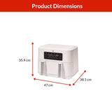 Colour Series Trizone Air Fryer, Shortbread Colour, 9-qt U2B1 - product image 4