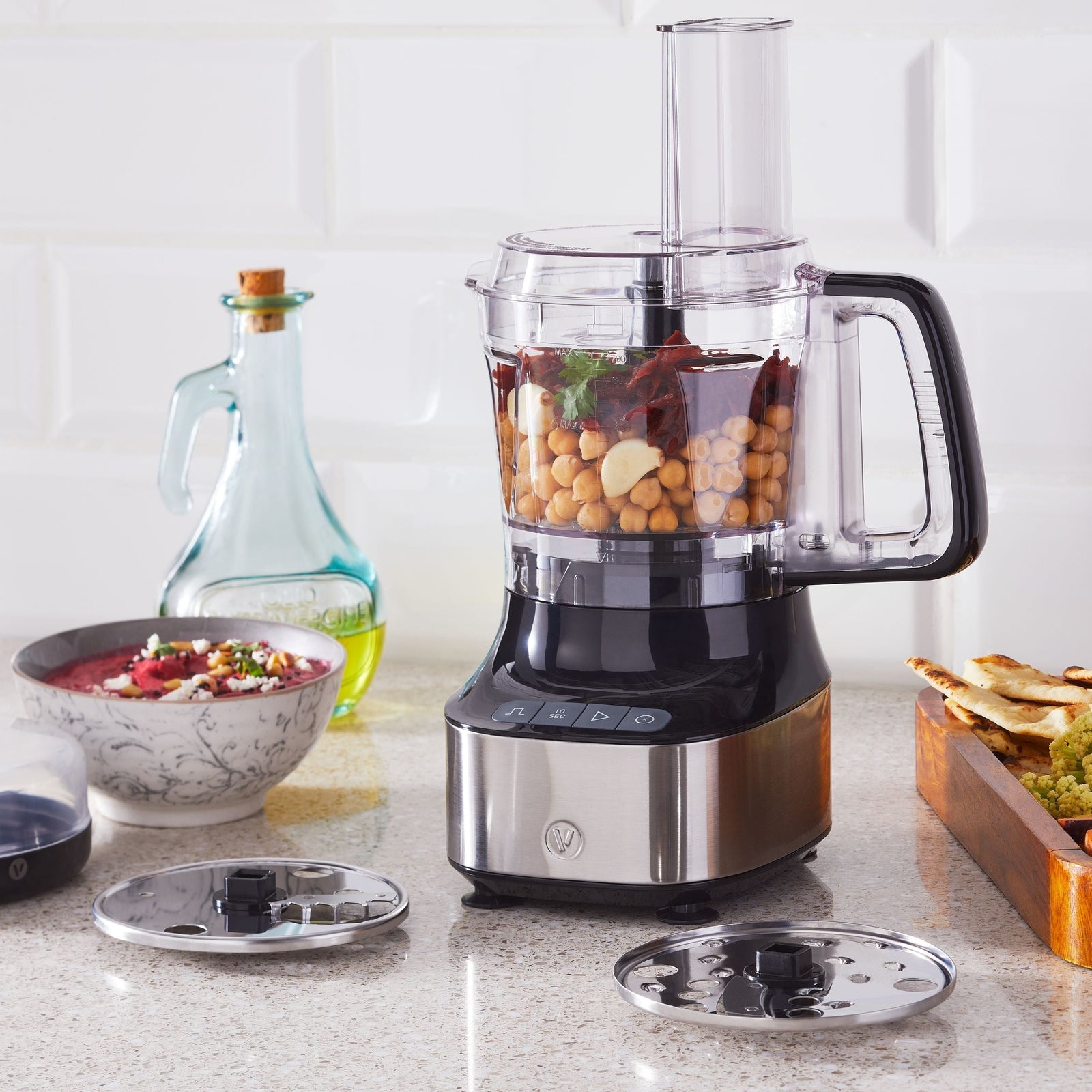 Compact 3-Cup Mini Food Chopper with Storage Case, Silver O9E3 - product image 3