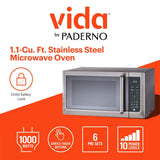 Microwave, Stainless Steel, 1.1-cu-ft F4T1 - product image 8