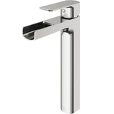 Amada 11-in Brushed Nickel Vessel Bathroom Faucet E0Y1 - product image 1
