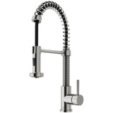 Edison Pull-Down Spray Kitchen Faucet, Stainless Steel C1R1 - product image 1