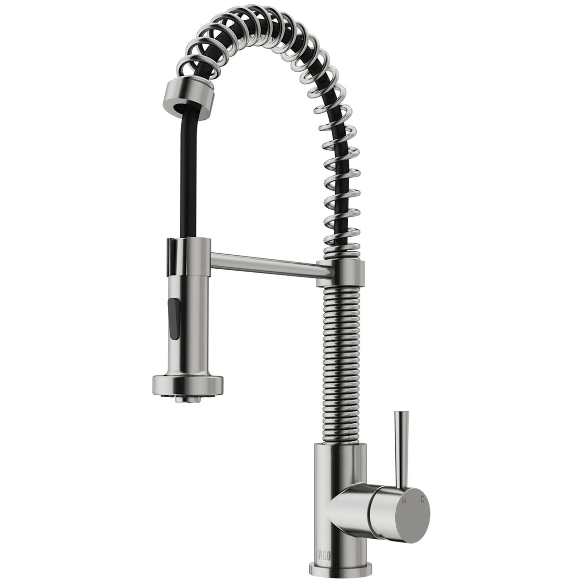 Edison Pull-Down Spray Kitchen Faucet, Stainless Steel C1R1 - product image 1