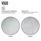 Glass Simply Silver Bathroom Sink/Basin Set with Duris Faucet and Round Vessel I2P0 - product image 6