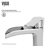 Glass Turquoise Water Bathroom Sink/Basin Set with Niko Faucet and Rectangular Vessel W8I0 - product image 3