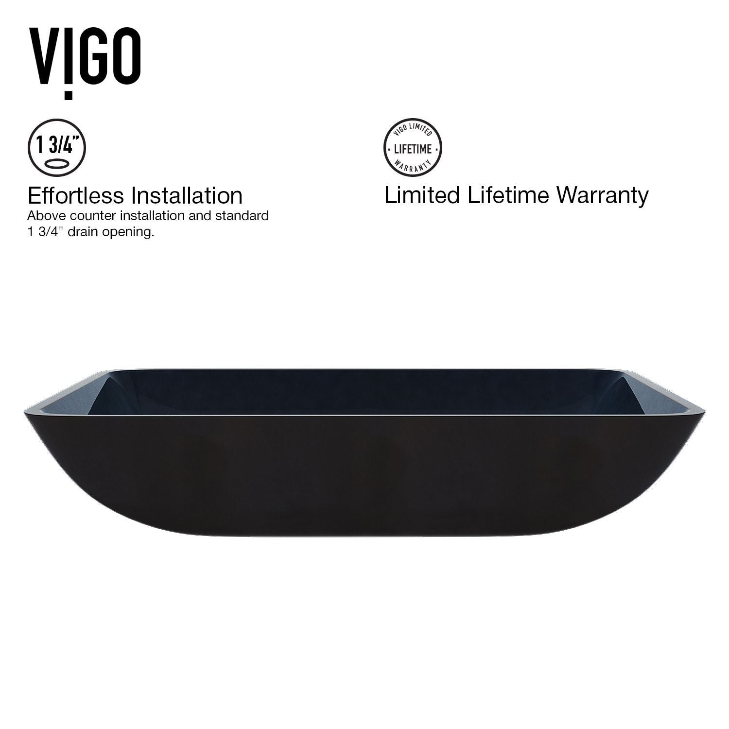 Glass Turquoise Water Bathroom Sink/Basin Set with Niko Faucet and Rectangular Vessel W8I0 - product image 5