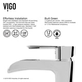 Glass Turquoise Water Bathroom Sink/Basin Set with Niko Faucet and Rectangular Vessel W8I0 - product image 8