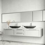 Lorca Gothic ConcretoStone 22x15-in Deep Grey Bathroom Sink/Basin with Rectangular Vessel W6P7 - product image 7