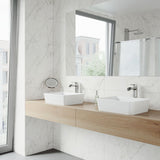 Marigold Matte Stone Rectangular Composite Vessel Bathroom Sink/Basin with Rounded Edges & Deep Bowl, White L4Y5 - product image 8