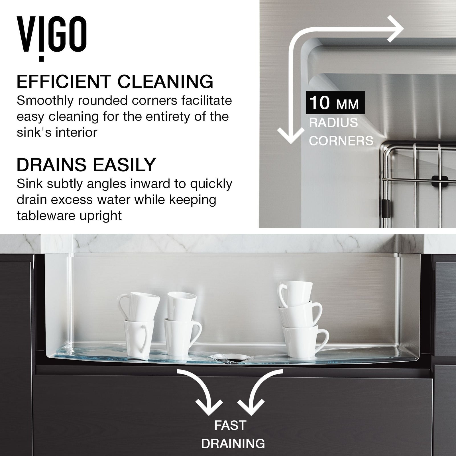 Oxford 1-Bowl Stainless Steel Apron Front Farmhouse Kitchen Sink with Accessories, 30-in A6F3 - product image 2