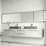 Palazzo Gothic ConcretoStone 24x11-in Deep Grey Bathroom Sink/Basin with Rectangular Vessel M4L4 - product image 5