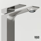 Tarragona Gothic ConcretoStone Grey Bathroom Sink/Basin Set with Dunn Faucet and Rectangular Vessel G3G0 - product image 4
