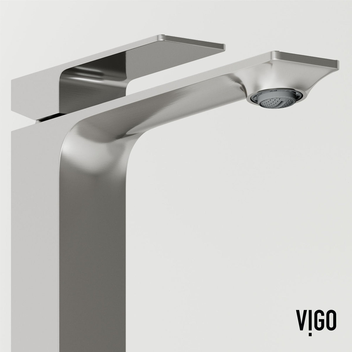 Tarragona Gothic ConcretoStone Grey Bathroom Sink/Basin Set with Dunn Faucet and Rectangular Vessel G3G0 - product image 4