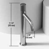 Wisteria MatteStone White Bathroom Sink/Basin Set with Apollo Faucet and Oval Composite Vessel E8B2 - product image 8