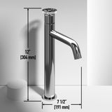 Wisteria MatteStone White Bathroom Sink/Basin Set with Cass Faucet and Oval Composite Vessel E3N2 - product image 4