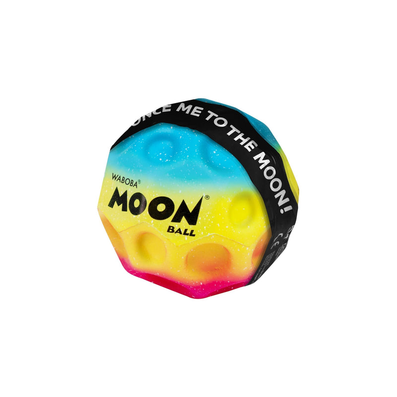 Moon Bouncing Ball, Outdoor Summer Bouncy Toy, Multi-Coloured, Ages 3+ C5D4