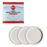 100mm Keep Fresh Lids for Jars, BPA-Free, 3-pk P1A8 - product image 1