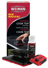 Complete Glass Cooktop Cleaning Kit, 3-pc, Include Scrub Pad, Scraper and Cleaning Solution T8I3 - product image 1