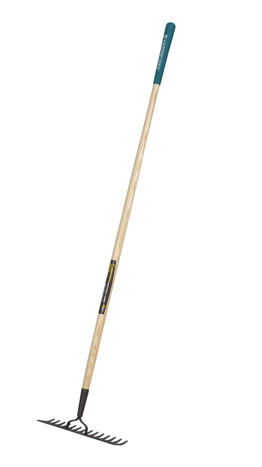 14-in Wide Metal 14-Tine Head Rake, 48-in Hardwood Shaft V0U6 - product image 3