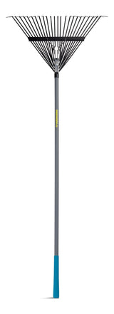24-Tine Metal Leaf Rake with Fibreglass Shaft, 24-in M5G9 - product image 1