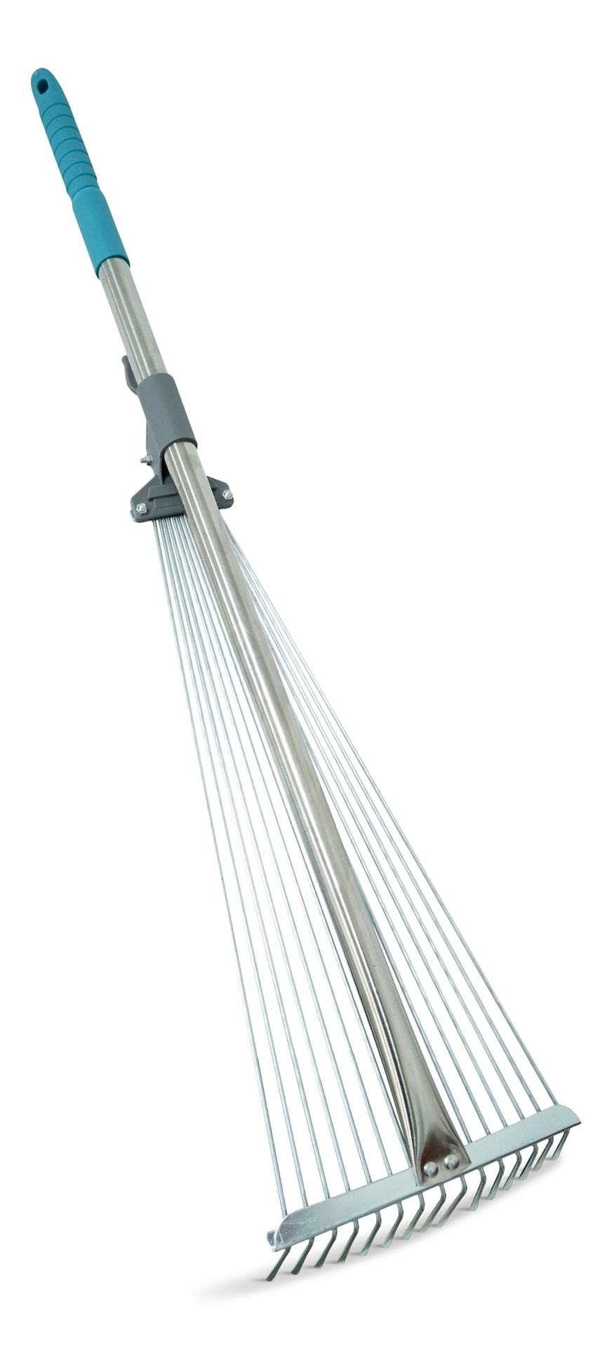 7 to 21-in Wide Metal Adjustable-Tine Telescopic Leaf Rake, 32 to 63-in Aluminum Shaft E7H2 - product image 2